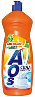 AOS 1 л Апельсин и мята средство для посуды (12 штук / коробка)