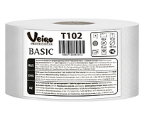 VEIRO Professional Basic арт. Т102 Туалетная бумага белая (М) 1-сл.200м (х12)