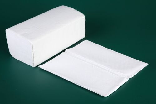 Туалетная бумага листовая V-слож. 2-сл 10x20см (200лист/упак) (40упак/кор) - фото 1 - id-p9906111