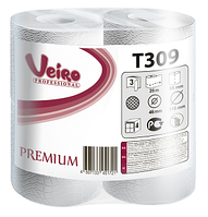 VEIRO Professional Premium арт. Т309 Туалетная бумага белая 3-х сл. 8рул. 20м (х6)