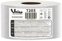 VEIRO Professional Comfort арт. Т203 Туалетная бумага белая 2-сл. 200м (х12)
