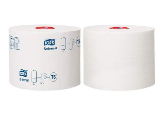 Tork Universal 127540 туалетная бумага компактный рулон белая 1-сл. 135м (х27) - фото 1 - id-p9906125