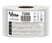 VEIRO Professional Comfort арт. Т206 Туалетная бумага белая 2-сл. 125м (х12)