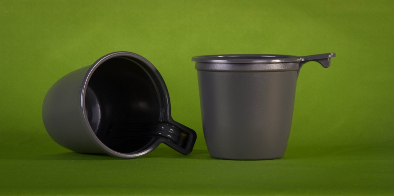 Чашка кофейная Упакс-Юнити коричневая 200мл (50шт/1500шт) - фото 1 - id-p9906390