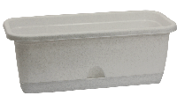 Балконный ящик 400мм с поддоном Мраморный 185x150x400 28шт./уп.