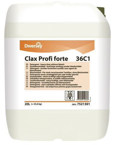 Clax Profi forte 36C1 20L / Комплексное моющее ср-во для цветного и неокрашенного белья - фото 1 - id-p9909339