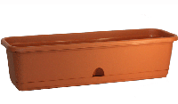 Балконный ящик 800мм с поддоном Терракотовый 185x150x800 10шт./уп.