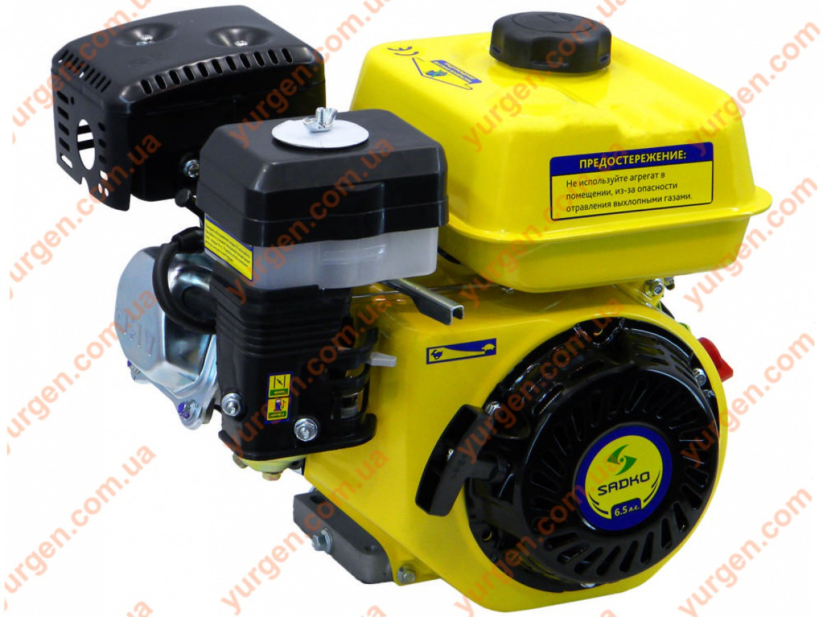 Двигатель бензиновый Sadko GE-200PRO с фильтром в масляной ванне и шлицевым валом - фото 1 - id-p9926938