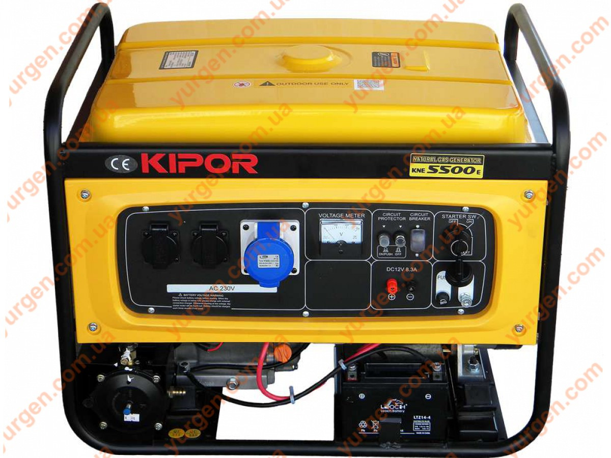 Генератор газовый KIPOR KNE5500E - фото 1 - id-p9926978