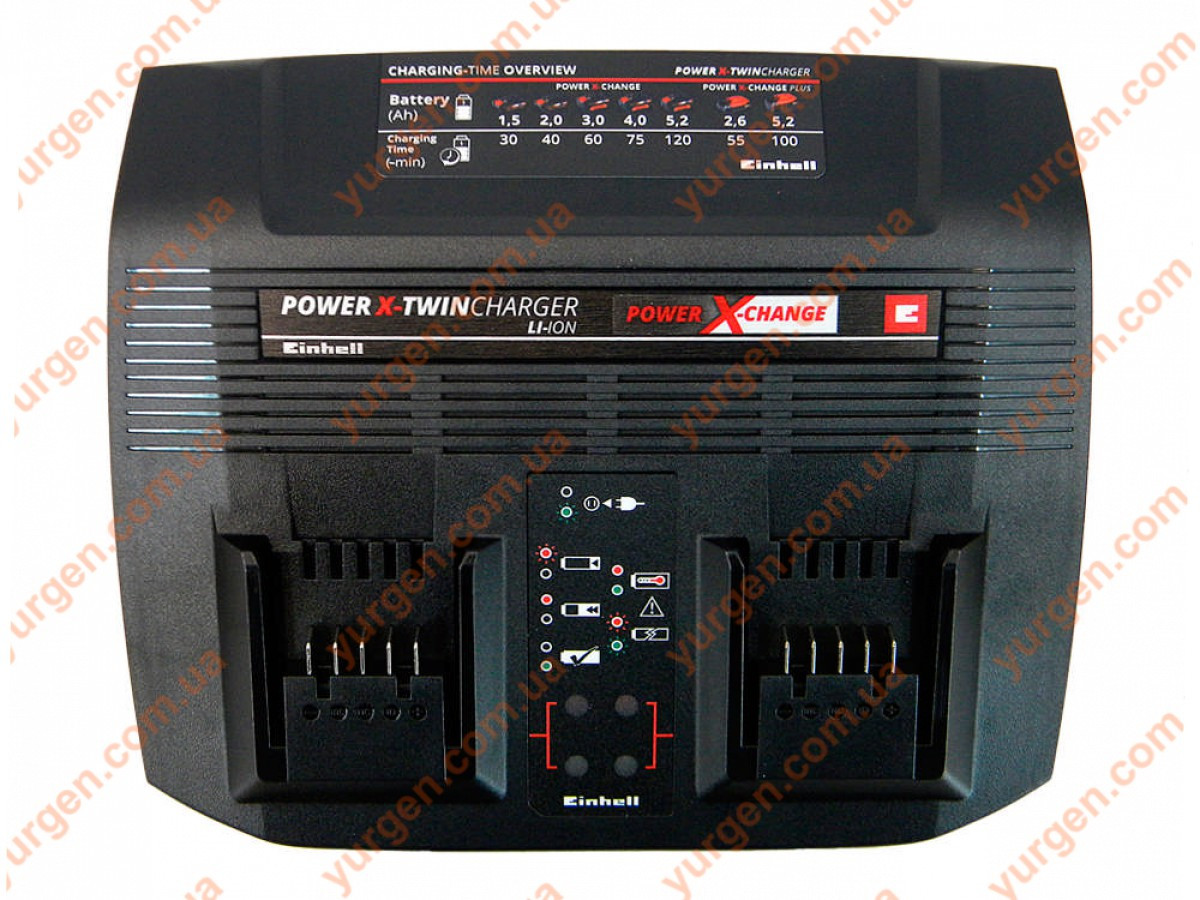 Зарядное Einhell PXC Power-X- Twincharger 3 A - фото 1 - id-p9927681