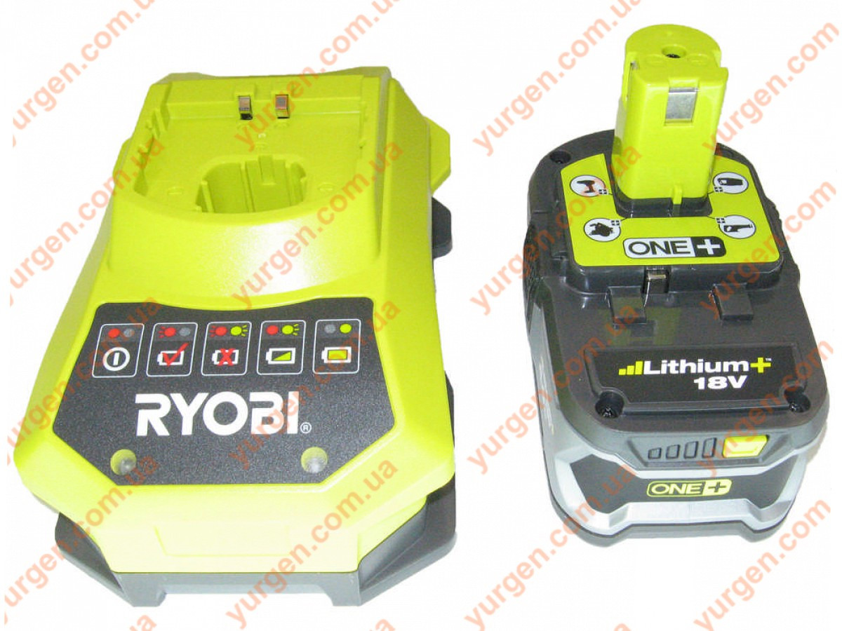 Аккумулятор+зарядное Ryobi RBC18L40 - фото 1 - id-p9927752