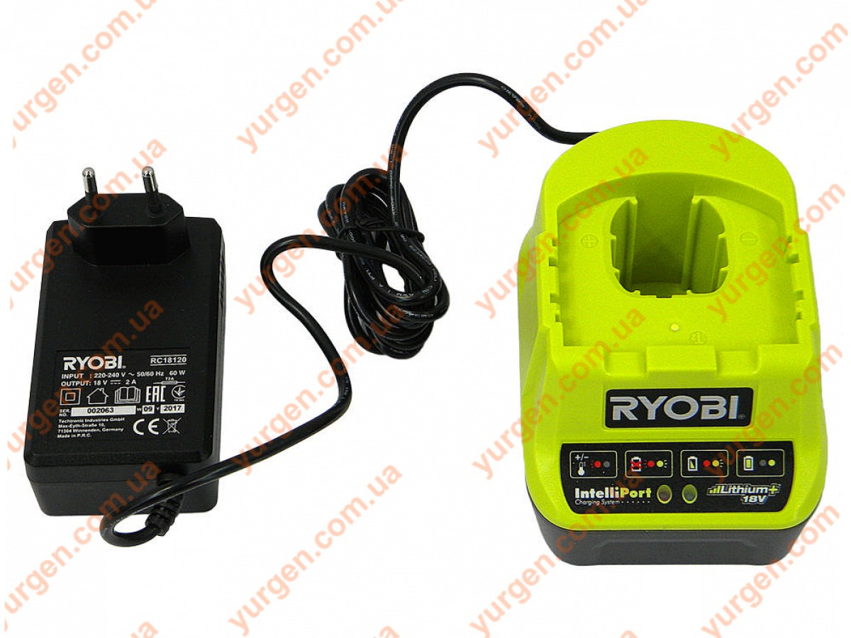 Зарядное Ryobi RC18120 ONE+ - фото 1 - id-p9927783