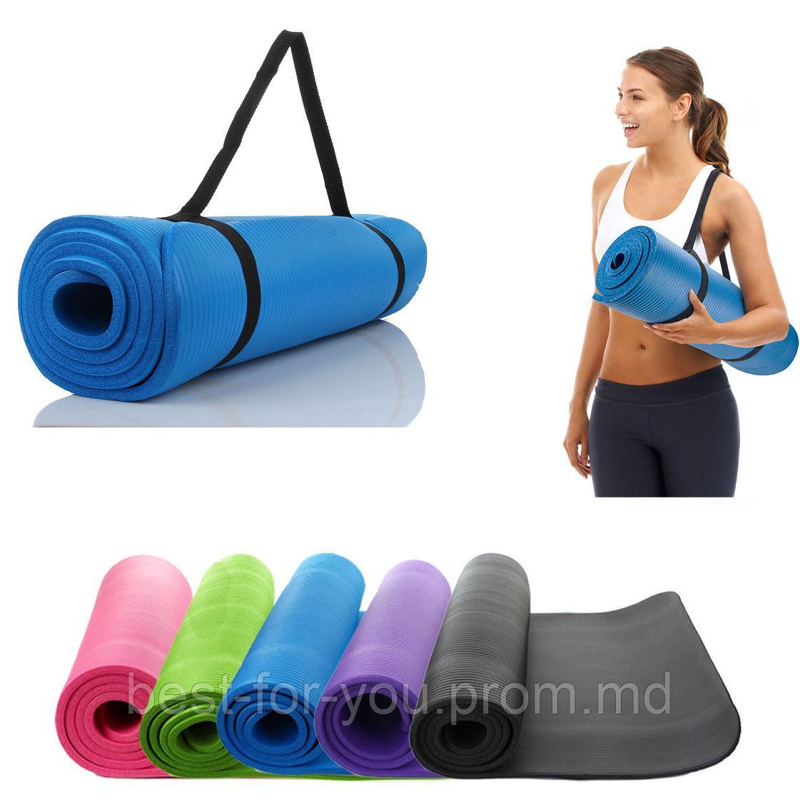 Коврик для йоги Yoga mat 1,5cm / Covoras pentru yoga-fitness Yoga mat 1,5cm - фото 1 - id-p5676128