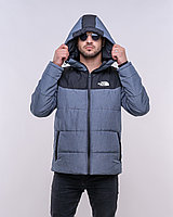 Теплая осенне-зимняя мужская куртка со съемным капюшоном, реплика The North Face