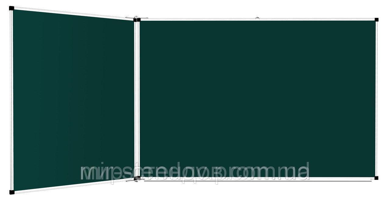 Доска аудиторная магнитная меловая 225х100 см Интеллект, фото 1