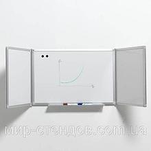 Школьная доска магнитная маркерная 3х1 м Абетка