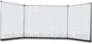 Школьная доска магнитная маркерная 400х100 см Расчерченная в клетку Интеллект, фото 1