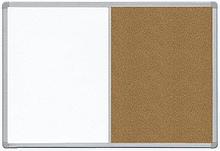Доска пробковая магнитно-маркерная 90х120 cм. комби Интеллект