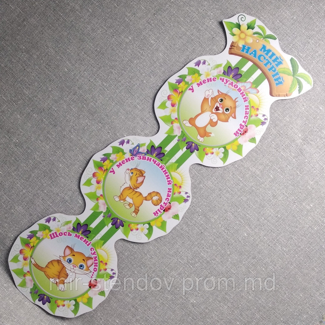 Уголок настроения Котята. Стенд по программе НУШ, фото 1