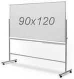 Доска магнитно-маркерная  поворотная на колесиках  90х120 см Интеллект, фото 2