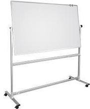 Доска магнитно-маркерная  поворотная на колесиках 100х150 см Интеллект