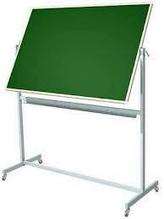 Доска магнитно-меловая поворотная на колесиках 100х200 см Интеллект