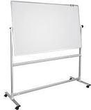 Доска магнитно-меловая поворотная на колесиках 100х200 см, фото 3