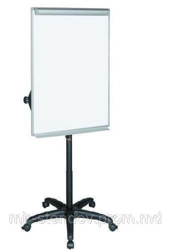 Флипчарт  магнитный под маркер на колесиках Интеллект, фото 1