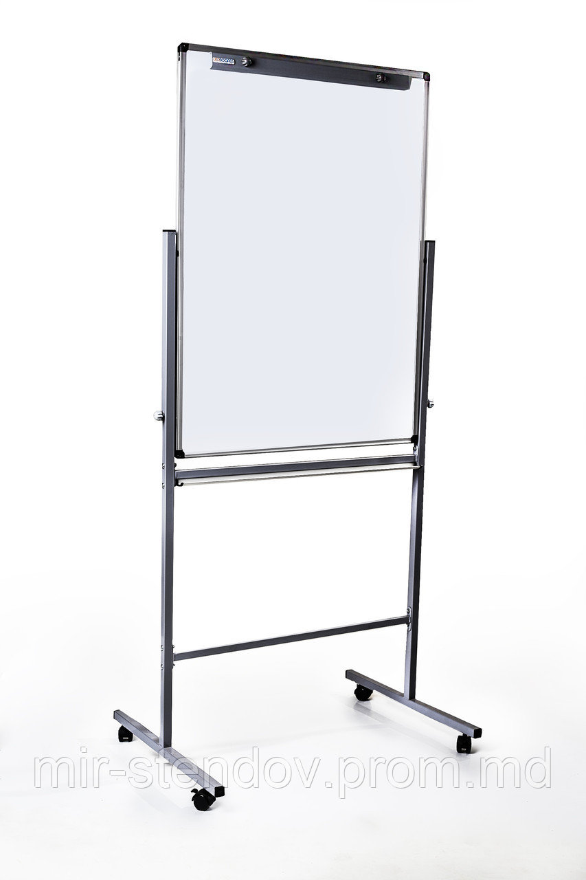 Флипчарт магнитно-маркерный двусторонний на подставке Интеллект, фото 1