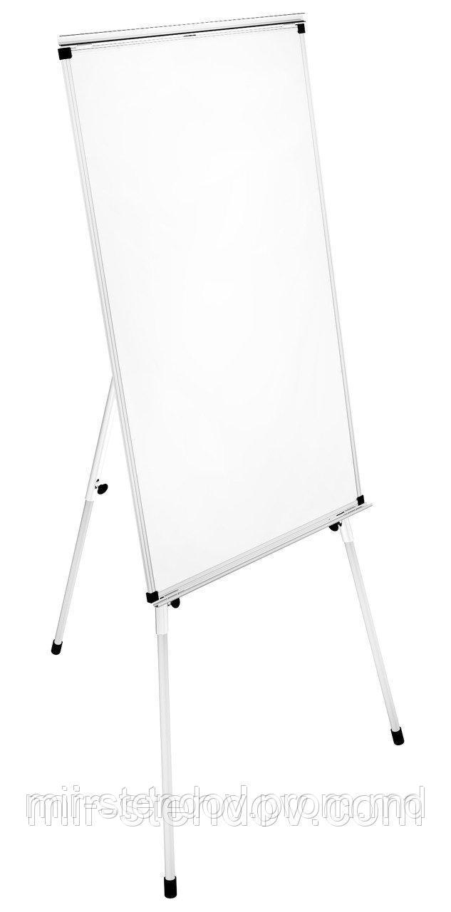 Флипчарт магнитно-маркерный на триноге 65х100 см Интеллект, фото 1