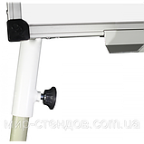 Флипчарт магнитно-маркерный на триноге 65х100 см Интеллект, фото 2