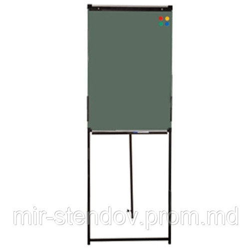 Флипчарт магнитно-меловый. Складные ножки. 70х100 см Абетка, фото 1