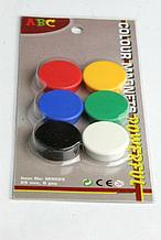 Набор магнитов для досок 25 мм Абетка