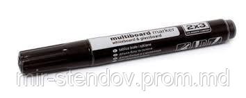 Маркер для доски черный ТОВ "2х3 Україна", фото 1
