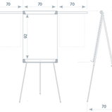 Флипчарт Еврочарт на треноге ТОВ "2х3 Україна", фото 2