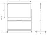 Доска двусторонняя оборотно-мобильная керамическая Р3  90х120 см ТОВ "2х3 Україна", фото 2