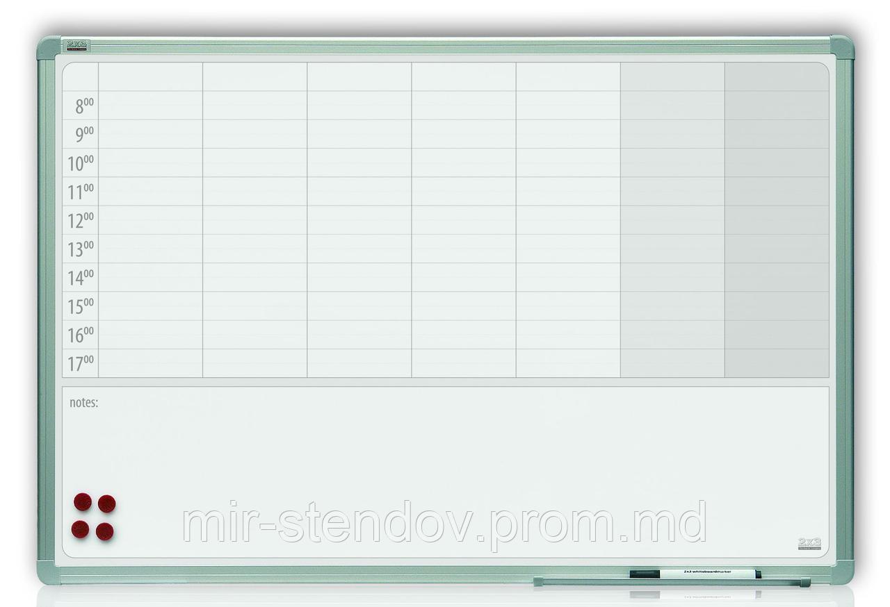 Доска планер на НЕДЕЛЮ. Керамическая (Р3) в рамке ALU23 90х60 cм  ТОВ "2х3 Україна", фото 1