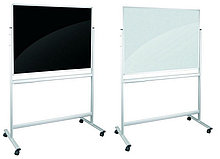 Флипчарт магнитно-маркерный двусторонний. Две стеклянные поверхности (черная и белая) ТОВ "2х3 Україна"