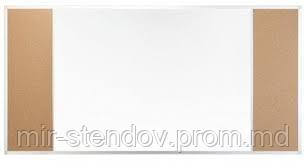 Доска Combi в рамке UKF  (Корок-маркер) ТОВ "2х3 Україна", фото 1