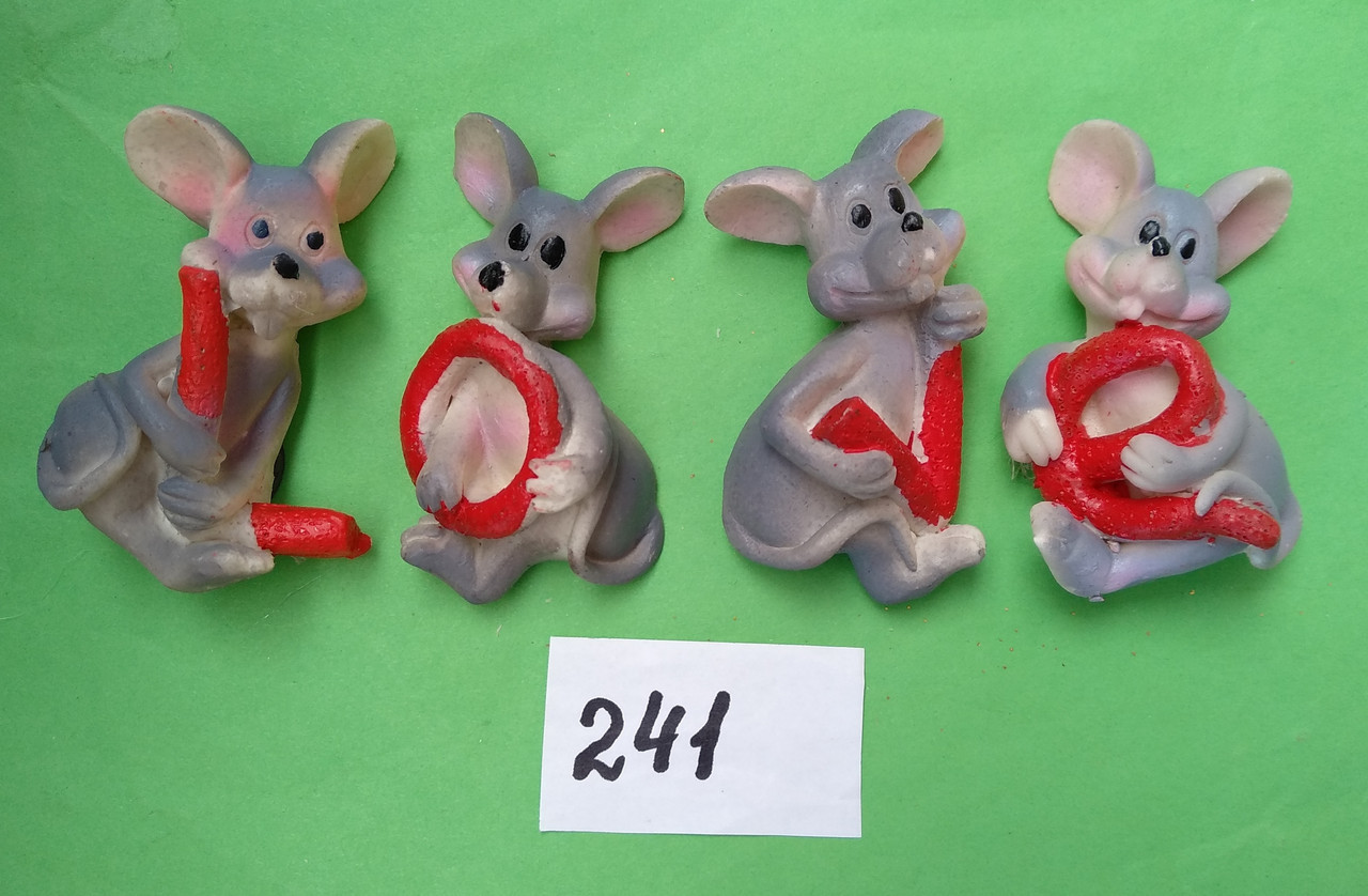 Магниты на холодильник керамика год крысы Символ 2020 6,5*4 см - фото 1 - id-p9950387