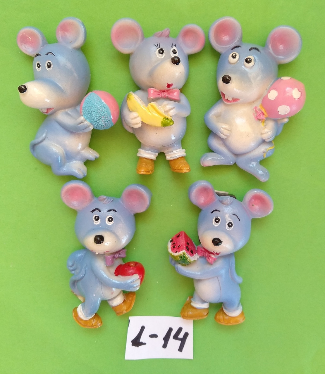 Магниты на холодильник керамика год крысы Символ 2020 года 6,5*4,5 см - фото 1 - id-p9950393