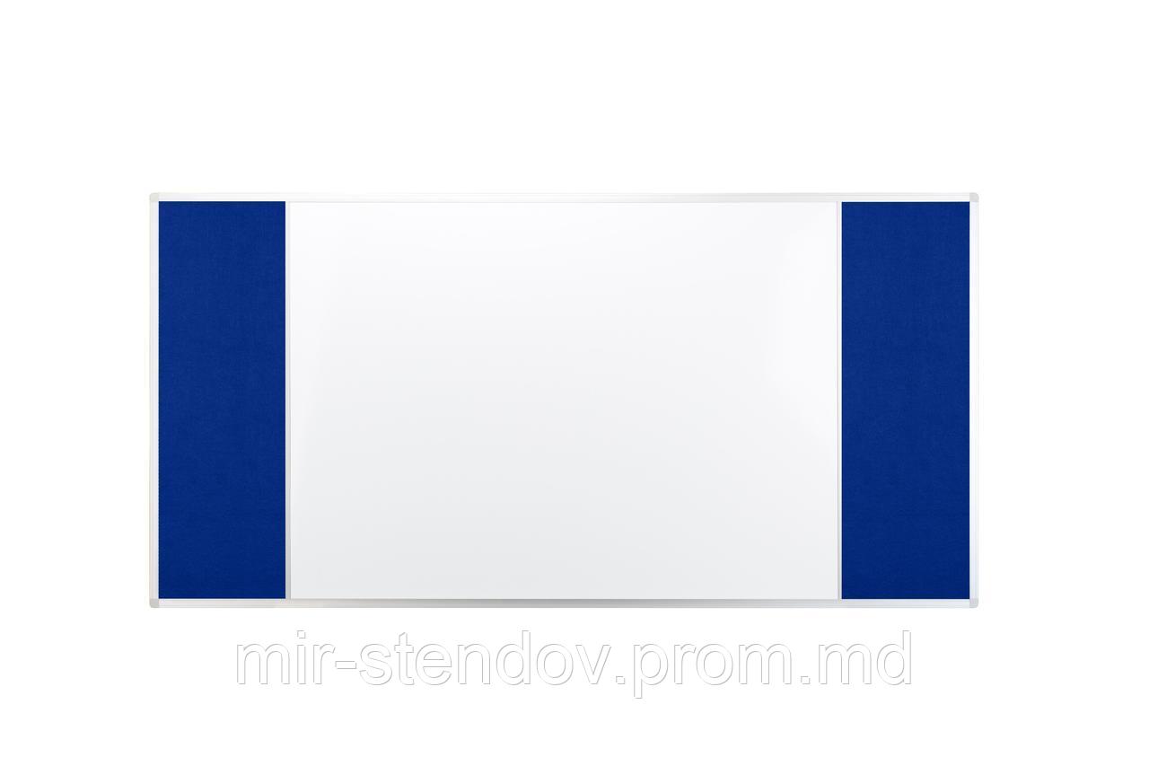 Доска Combi в рамке UKF  (Текстиль-маркер) ТОВ "2х3 Україна", фото 1