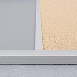 Доска Combi в рамке UKF  (Корок / маркерная серая поверхность) ТОВ "2х3 Україна", фото 2