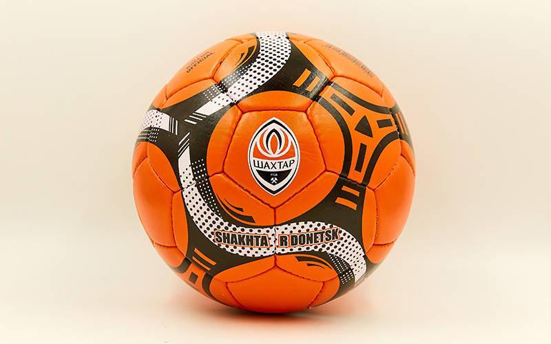 Мяч футбольный Мяч футбольный ШАХТЕР № 5 (оранжевый-черный) - фото 1 - id-p8134453