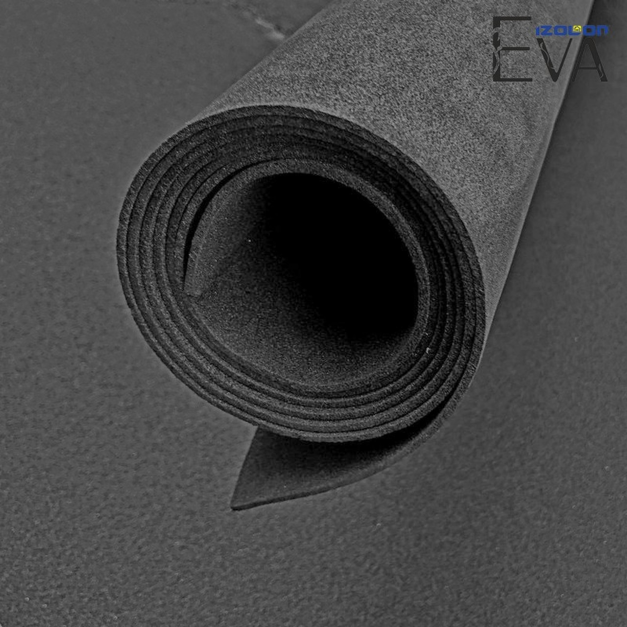 IZOLON EVA 03 B9005 чёрный 150х100 см - фото 1 - id-p10085102