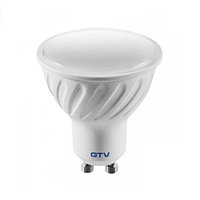 Светодиодная LED лампа GTV, 7,5W, GU10, MR16, 3000K.