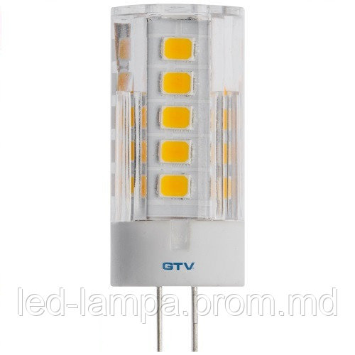Светодиодная LED лампа GTV, 3,5W, G4, 3000К тёплое свечение. - фото 1 - id-p10085568