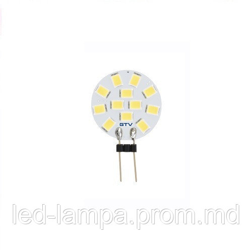 Светодиодная LED лампа GTV, 1,5W, G4, 3000К тёплое свечение. - фото 1 - id-p10085569