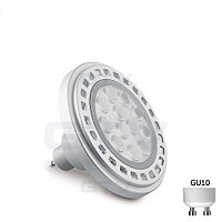 Светодиодная LED лампа GTV, 12W, AR111/ES111, 45°, 3000К тёплое свечение, серый.