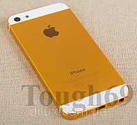 Корпус Apple iPhone 5 золотой металлический.